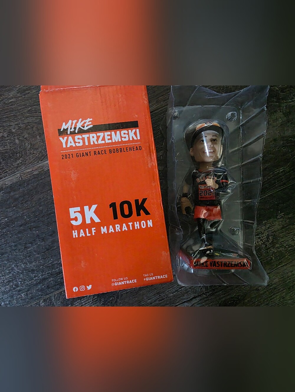 San Francisco Baseball Giants Mike Yastrzemski 2021 Giant Race Bobblehead